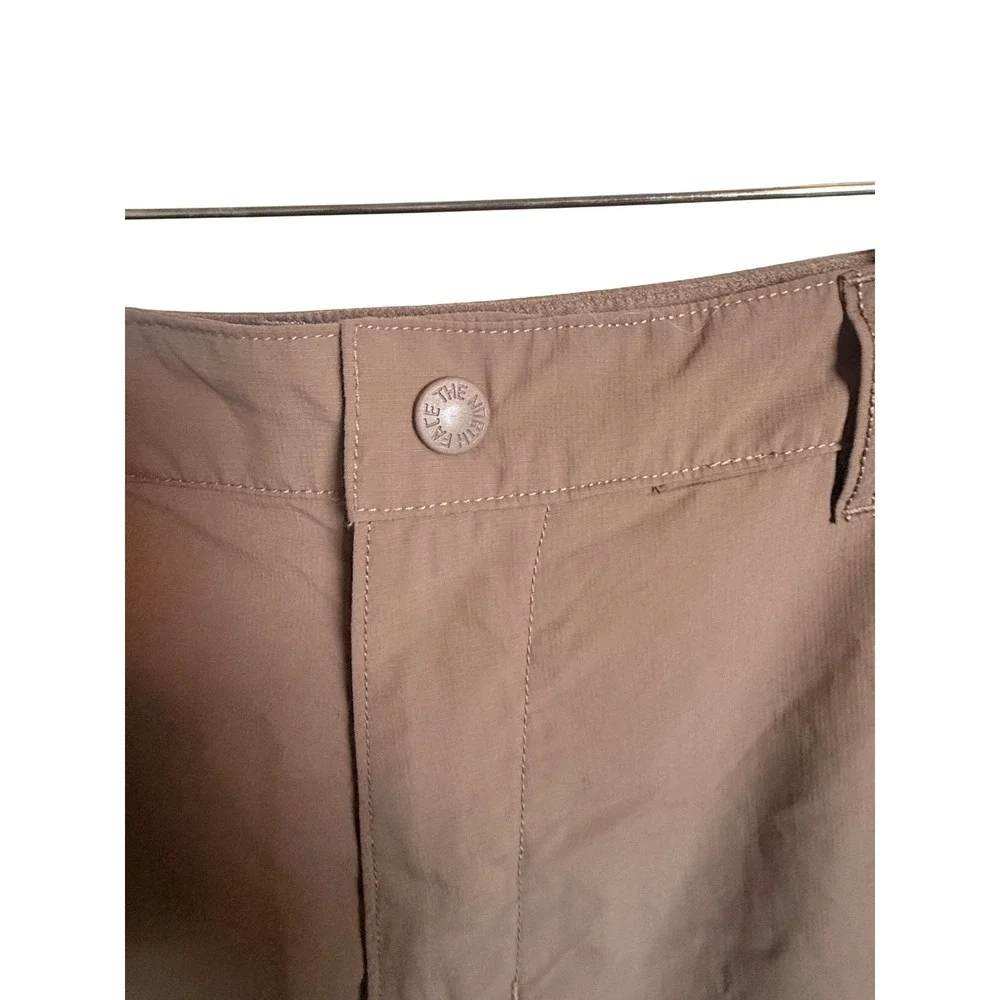 The North Face 34 Short Convertible Hiking Pants Gorpcore Trail Outdoor Brown